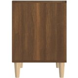  Noćni ormarić Smeđi hrast 40x35x50 cm | shoptok.hr