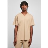 Urban Classics Plus Size Organic Oversized V-Neck Tee unionbeige | shoptok.hr
