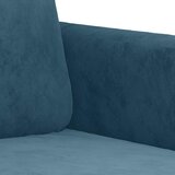  3-dijelni set sofa s jastucima plavi baršunasti | shoptok.hr