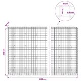  Gabion s žicom debljine 5 mm i mrežom 10x10 cm 900x50x200 cm - 50 cm 200 cm 900 cm | shoptok.hr