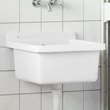  Umivaonik za zidnu montažu bijeli 40 x 40 x 24 cm od smole