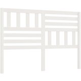 vidaXL Posteljno vzglavje belo 146x4x100 cm trdna borovina, (20645959) | Shoptok.si