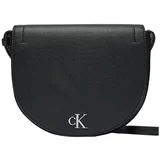 Calvin Klein Jeans Torbe MINIMAL MONOGRAM SADDLE22 K60K612718 Črna