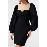 Trendyol Black Balloon Poplin Sleeve Dress | ePonuda.com
