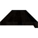  Gazišta stepenice 2 kom tamnosmeđi 110x30x2 cm masivna hrast | shoptok.hr