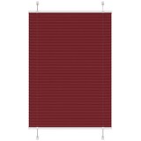 vidaXL Plisirana žaluzija bordo rdeča 100x100 cm širina blaga 99,4 cm poliester, (5000297228) | Shoptok.si