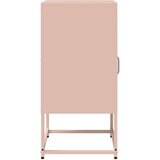 vidaXL Nočna omarica Pink 36x39x78 cm Hladno valjano jeklo | Shoptok.si