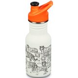 Klean Kanteen otroška jeklena steklenica kid classic narrow w/sport cap - tigers 355 ml Cene
