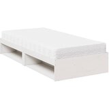  Dnevni krevet s madracem bijeli 90 x 190 cm masivna borovina | shoptok.hr