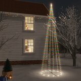vidaXL Božično drevesce stožec 1134 barvnih LED diod 230x800 cm Cene