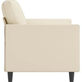  Dvosjed od tkanine krem 120 cm od umjetne kože | shoptok.hr