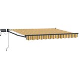 Ručna zlačivna tenda s LED diodama 2,5 x 2 m | shoptok.hr