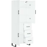 vidaXL Visoka komoda bijela 69 5x34x180 cm konstruirano drvo | shoptok.hr