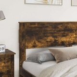  Uzglavlje s uzglavljem Dimljeni hrast 200 cm Konstruirano drvo | shoptok.hr