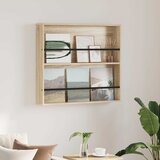  Polica za časopise s policom Zidne Sonoma hrast 80 x 12 x 70 cm | shoptok.hr