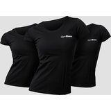 GymBeam Women‘s Basic T-Shirt 3pack Black