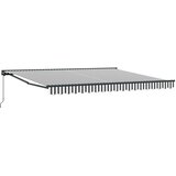  Okvir tende Antracit i bijelo 400 × 300 cm | shoptok.hr