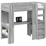  Okvir kreveta na kat s stolom Siva Sonoma 80 x 200 cm | shoptok.hr