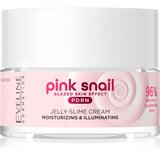 Eveline Cosmetics Pink Snail Glazed Skin Effect posvjetljujuća krema 50 ml | shoptok.hr