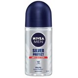 Nivea muški dezodorans roll on silver protect, 50ml cene