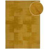 Flair Rugs Oker rumena ročno tkana volnena preproga 200x290 cm Demi Check Ombre – Cene