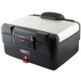 Moto kofer zadnji MVX alu 30–40 l, crni sa srebrnim poklopcem, sa podesivom zapreminom | Eponuda.com