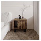 Hanah home Noćni ormarić smeđi Slike