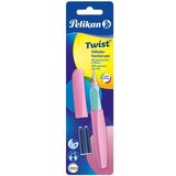 Pelikan nalivno pero twist +2X črn. vložka sweet lilac bl 814911 | Shoptok.si