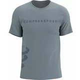 Compressport LOGO SS TSHIRT Muška sportska majica, siva, veličina