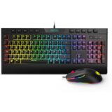 Krom Pack RGB Teclado Membrane Y Raton Kalyos, (20605482) Cene