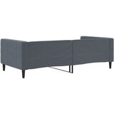  Dnevni krevet tamnosivi 100 x 200 cm baršunasti | shoptok.hr