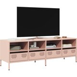 vidaXL TV ormarić ružičasti 135x39x43,5 cm hladno valjani čelik Cijene