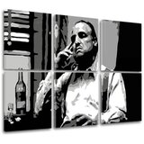  Najveći mafijaši na platnu The Godfather - Vito Corleone sa flašom viskija | shoptok.hr