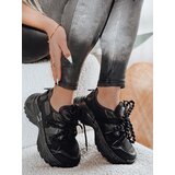 DStreet Sneakersy damskie na wysokiej platformie BEASTAR czarne | Shoptok.si