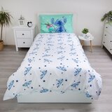 Jerry Fabrics Mentol zelena pamučna dječja posteljina za krevet za jednu osobu 140x200 cm Lilo & Stitch "Buddies" – | shoptok.hr