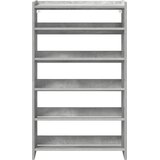  Stalak za cipele boja betona 60x25x81 cm konstruirano drvo | shoptok.hr
