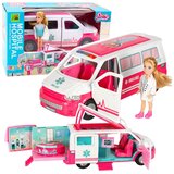  Mobilna bolnička kola hitne pomoći 2 u 1, lutka, liječnik, medicinski pribor | shoptok.hr