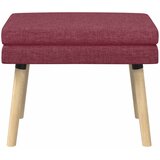  Klupa s dvostrukim slojem Vinska crvena 60 x 40 x 46 cm Tkanina | Eponuda.ba