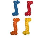 Duvo igračka za pse gumena dental kost, 14cm, žuta