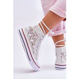 Boto Women's Lace High Sneakers White Cornella | shoptok.hr