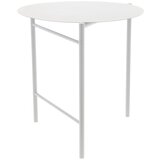 Zone Bela kovinska okrogla jedilna miza ø 70 cm Disc – | Shoptok.si