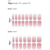 OHORA Gel Nail Sticker N Milk Rose Naljepnice za nokte nijansa ND-173 1 kom | shoptok.hr