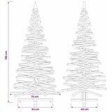  Drveno božićno drvce KOTKA 150 cm Masivna borovina Prirodno - 150 cm Prirodna (neobrađena) | shoptok.hr
