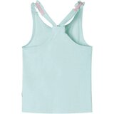  Dječja majica bez rukava svijetla boja mente 140 | shoptok.hr