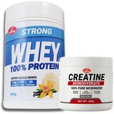 Olympic Strong 100% Whey Protein Vanila 840g + Creatine Monohydrate 300g | Eponuda.com