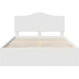  Krevetna konstrukcija Bijela 150 x 200 cm Inženjersko Drvo | shoptok.hr