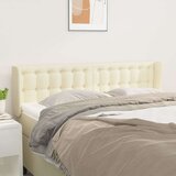  Vzglavje z ušesi krem 147x16x78/88 cm umetno usnje, (20739763) | Shoptok.si