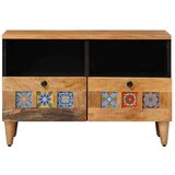 TV ormar s ladicama Prirodna 70 x 33 x 46 cm Čvrsto drvo manga - Prirodna | shoptok.hr