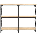  Konzolni stol boja hrasta 100 x 28 x 80 5 cm konstruirano drvo | shoptok.hr