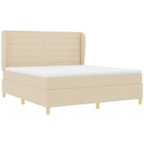  Podna opruga s madracem Tamno siva 90x190 cm Krema 180 x 200 cm | shoptok.hr